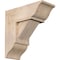 Ekena Millwork Traditional Traditional Smooth Bracket w/ Offset Brace, Douglas Fir, 7 1/2"W x 18"D x 18"H BKT0806X18X18TRA01SDF - alternate 1
